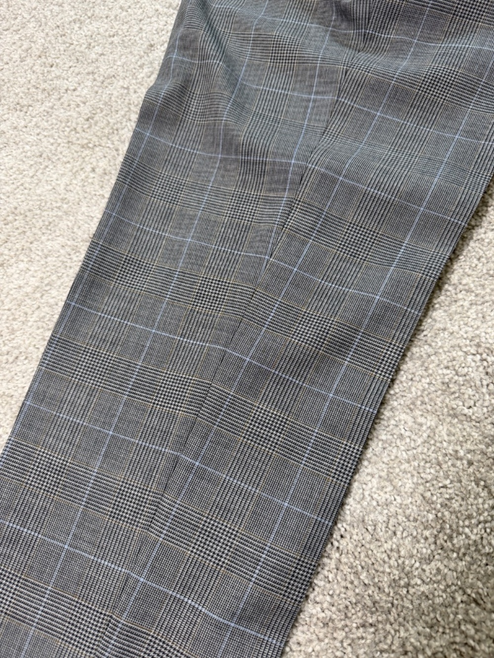 J Crew Ludlow Slim Glen Plaid Grey Dress Pants 31x32 EUC - Picture 2 of 14